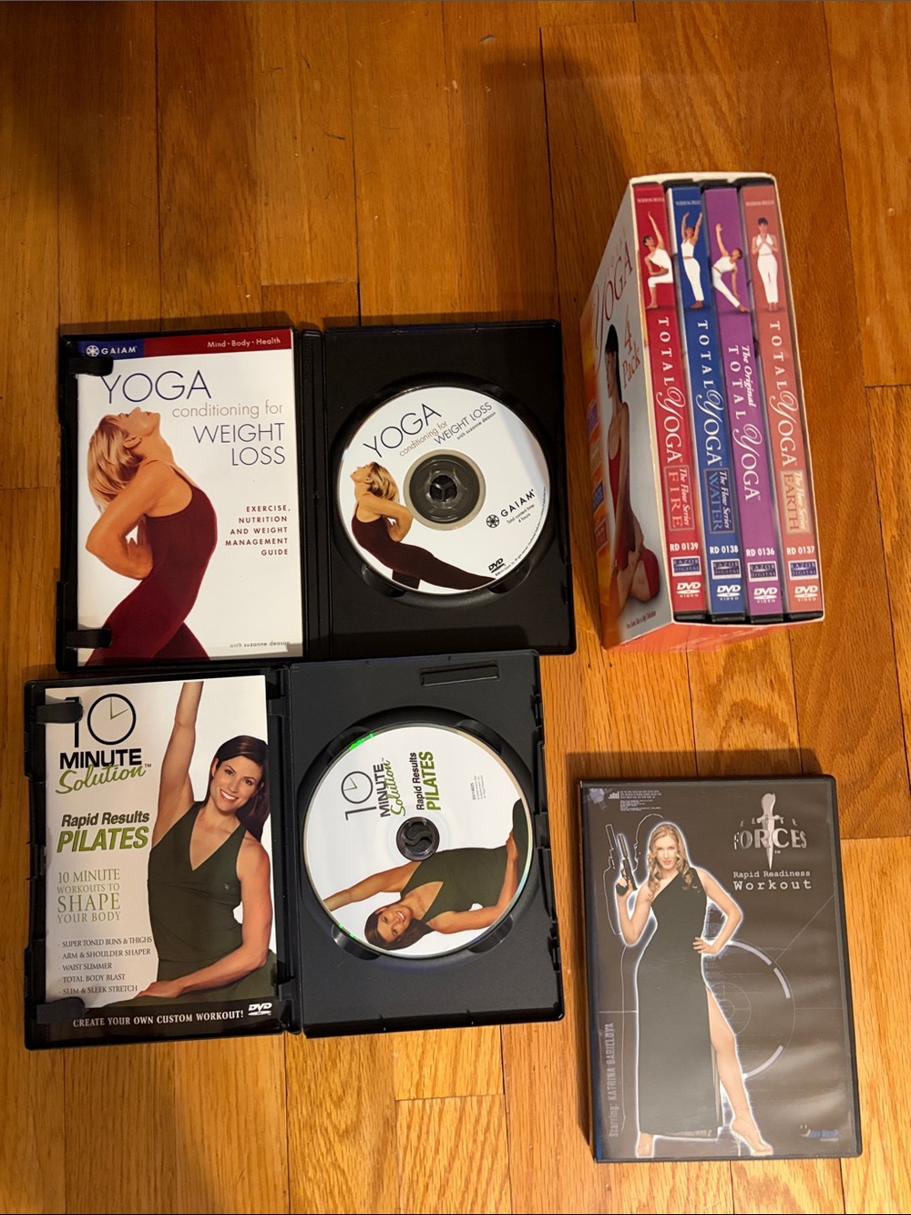 8 Exercise DVD’s in great condition!
